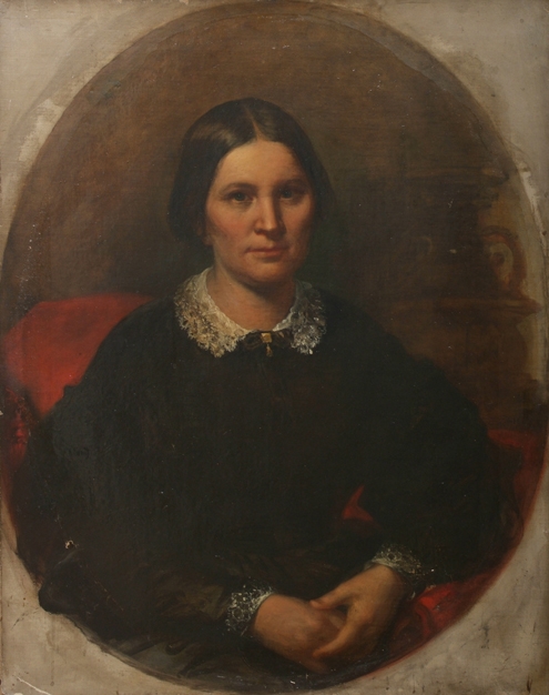 Portrait of Mrs. Justine Clermont (Wife of the founder of the Lemp Brewery, Mr. Johann Adam Lemp) (SOLD)