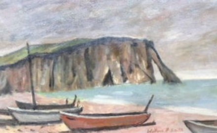 Bluffs with Boats