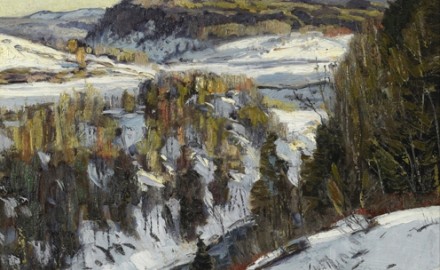 Autumn Snowfall in the Berkshires (SOLD)