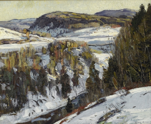 Autumn Snowfall in the Berkshires (SOLD)