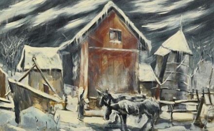 St. Genevieve Farm in Winter