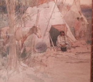 Indian Encampment (SOLD)