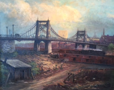 Grand Avenue Bridge, St. Louis 1919 (SOLD)