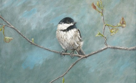 Black Capped Chickadee (SOLD)