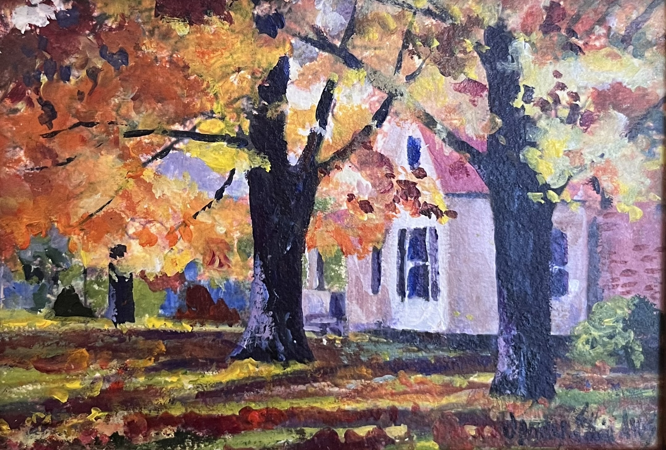 House In Fall