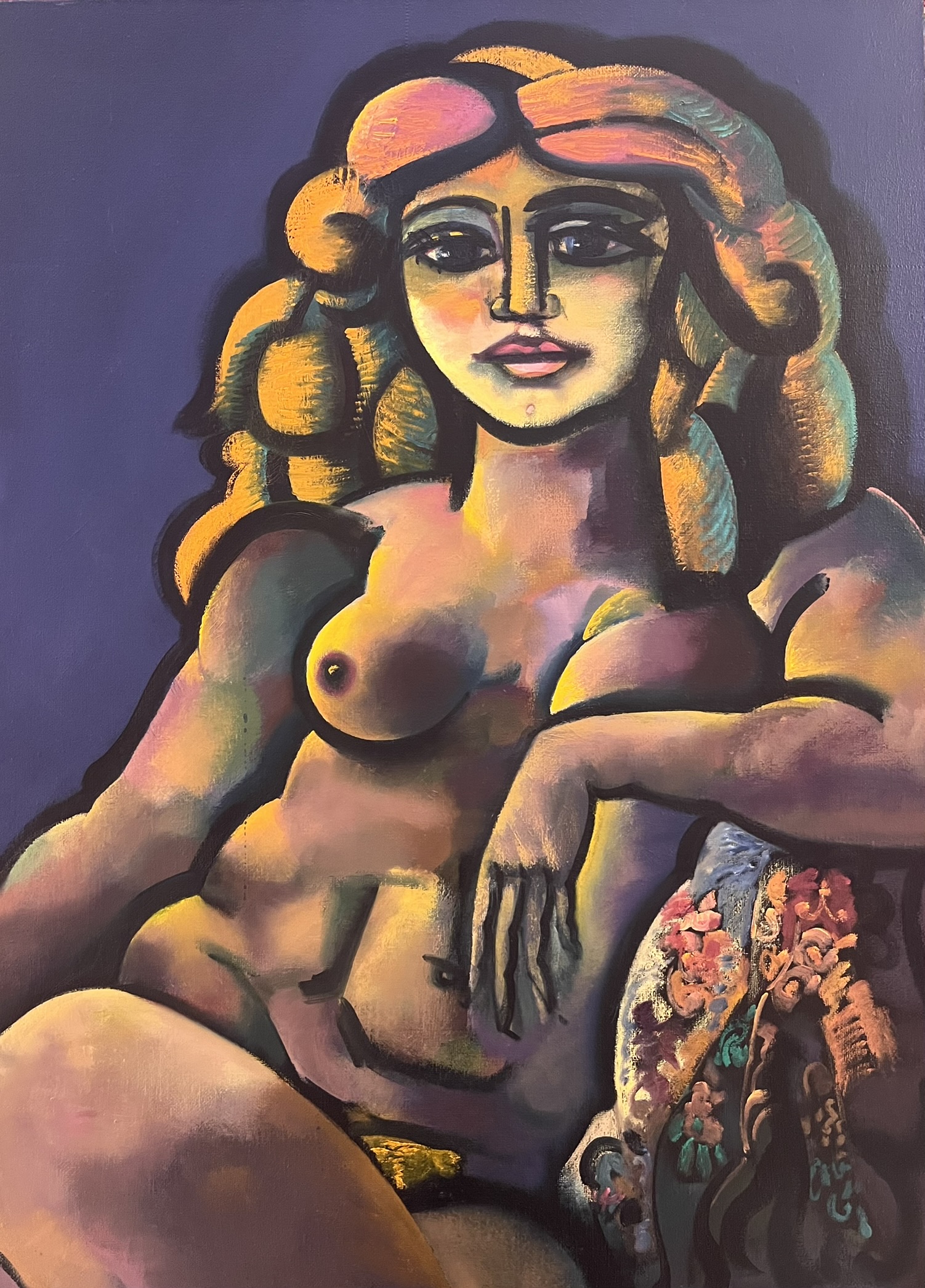 Woman With Orange Hair 1984
