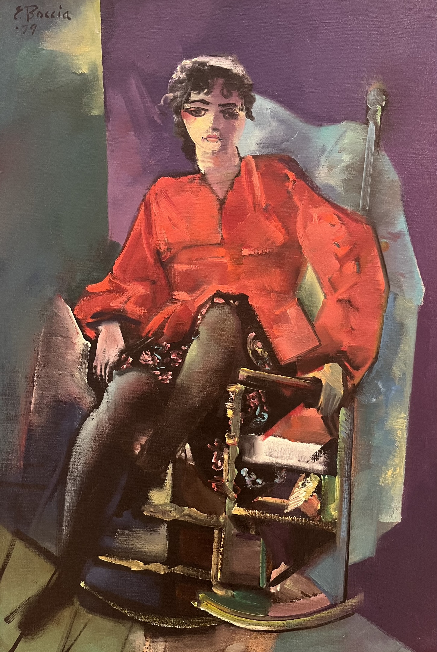 Roz In A Red Coat 1979